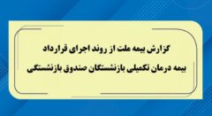 گزارش بیمه ملت از روند اجرای قرارداد بیمه درمان تکمیلی بازنشستگان صندوق بازنشستگی / تفاوت معنادارمیان درصد اعلام‌شده و وضعیت پرداخت‌ها / بیش از دریافت، پرداخت کرده ایم