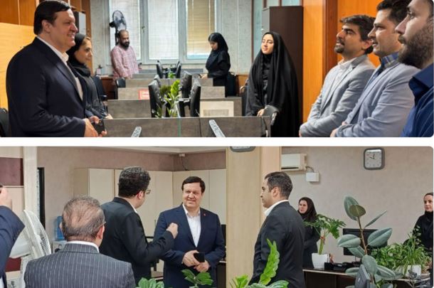 بازدید میدانی مدیرعامل بانک ملت از واحدهای پشتیبان و خدمات رسان و مرکز پاسخگویی به مشتریان بازدید میدانی مدیرعامل بانک ملت از واحدهای پشتیبان و خدمات رسان و مرکز پاسخگویی به مشتریان