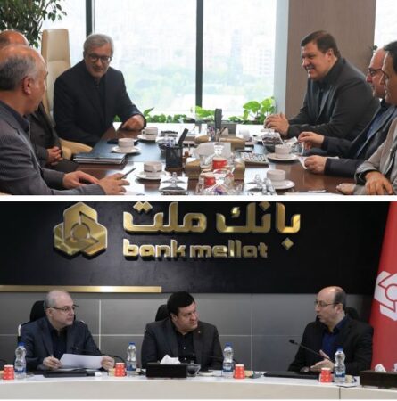 دیدار و گفت وگوی مدیرعامل بانک ملت و مدیران عامل دو خودروساز بزرگ کشور با محوریت رونق تولید و اشتغال دیدار و گفت وگوی مدیرعامل بانک ملت و مدیران عامل دو خودروساز بزرگ کشور با محوریت رونق تولید و اشتغال