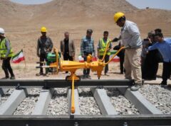 ریل‌گذاری ۵۰ کیلومتر در یک ماه؛ رکوردی بی‌سابقه در راه‌آهن چابهار–زاهدان