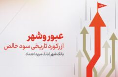 عبور «وشهر» از رکورد تاریخی سود خالص | رشد ۲۲۵ درصدی سود بانک شهر در نیمه نخست ۱۴۰۴ عبور «وشهر» از رکورد تاریخی سود خالص | رشد ۲۲۵ درصدی سود بانک شهر در نیمه نخست ۱۴۰۴