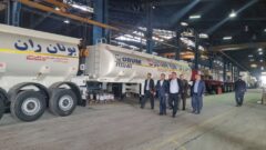 بازدید مدیر استانی بانک صنعت و معدن از مجتمع اروم صنعت سامان؛ تأکید بر حمایت از قطب تریلرسازی کشور