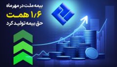 بیمه ملت در مهرماه ۱٫۶ همت حق بیمه تولید کرد