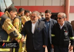 بازدید سردار جلالی از شرکت HSE پتروشیمی عسلویه / تأکید بر نوآوری در ایمنی و پدافند غیرعامل