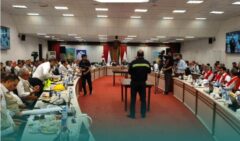 حضور تیم مدیریت بحران مبین انرژی خلیج فارس در جلسه مانور دورمیزی سطح یک تکمیلی