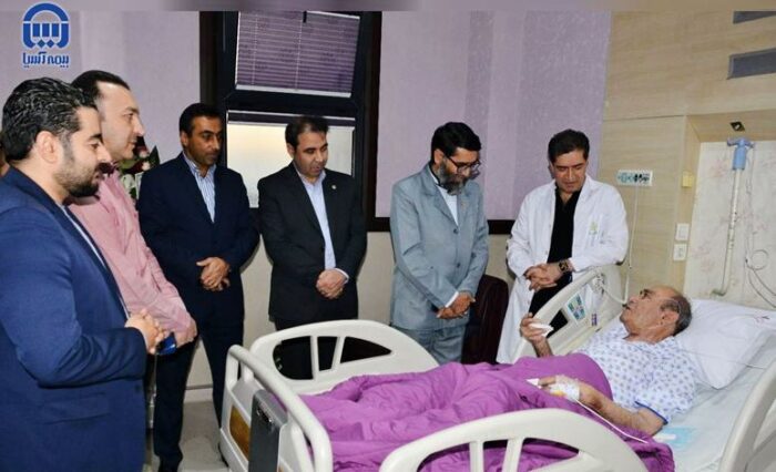 عیادت بیمه آسیا از پیشکسوت موسیقی کشور