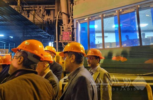 بازدید مدیران کل و معاونان امور معادن وزارت صمت از مجتمع فولاد مبارکه اصفهان