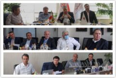 نشست تکمیلی مدیرعامل صبانور با پیمانکار پروژه ۵ میلیون تنی کنسانتره آهن گلالی برگزار شد