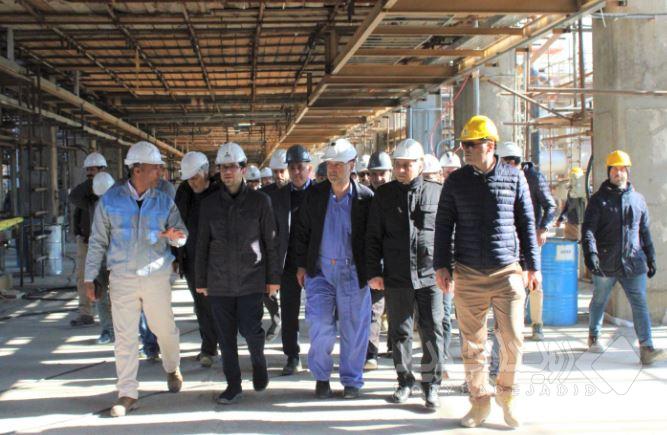 بازدید معاون وزیر نفت از پروژه‌های CCR و پست برق شهری پالایشگاه تهران