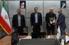 تجلیل از دو همکار بازنشسته ایزیپو با حضور معاون وزیر صمت