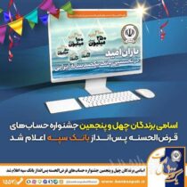 اسامی برندگان چهل و پنجمین جشنواره حساب‌های قرض‌الحسنه پس‌انداز بانک سپه اعلام شد