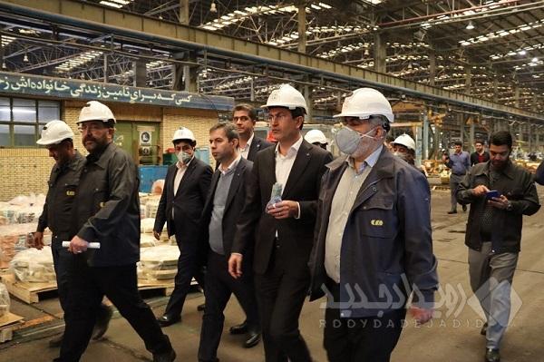 بازدید مدیرعامل بانک سینا از شرکت صنایع مس شهید باهنر کرمان