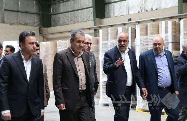 بازدید معاون وزیر صمت و مدیرعامل ایزیپو از ناحیه صنعتی خاتم و ۳ واحد تولیدی در ناحیه صنعتی هرات