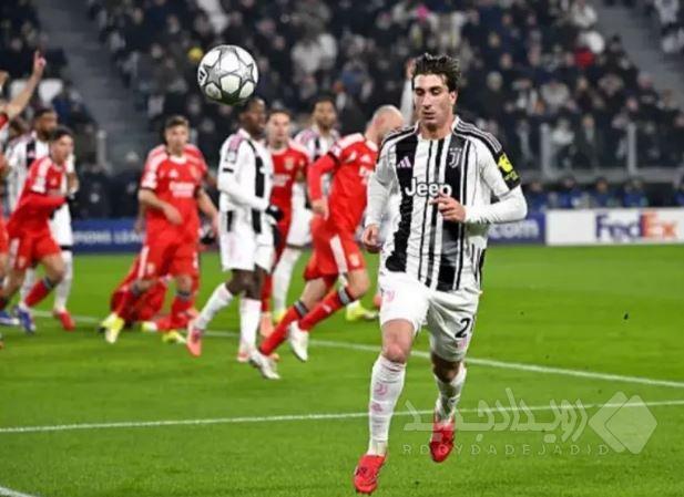 یوونتوس ۲-۰ بنفیکا | پلی‌آف قطعی شد