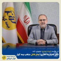 دکتر حمیدرضا غفاری، مدیرعامل منتخب بیمه کوثر