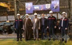 بازدید حجت الاسلام و المسلمین مصطفی انصاری‌ فرد، مدیرکل بازرسی استان از شرکت فولاد اکسین خوزستان