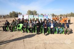 اجرای طرح پاکسازی و نظافت ۱۵ کیلومتر از جاده بافق به یزد توسط شرکت سنگ آهن