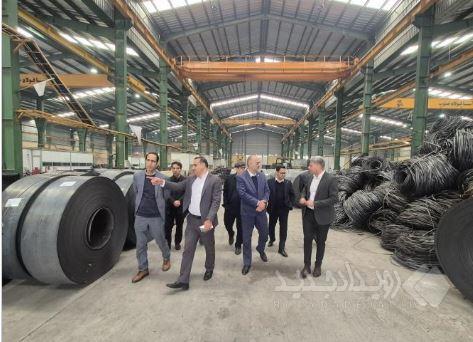 سفر مدیر بانکداری شرکتی و توسعه کسب و کار بانک صنعت و معدن به استان خوزستان و بازدید از چندین واحد تولیدی