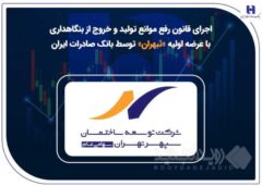 اجرای قانون رفع موانع تولید و خروج از بنگاهداری با عرضه اولیه «ثبهران» توسط بانک صادرات ایران