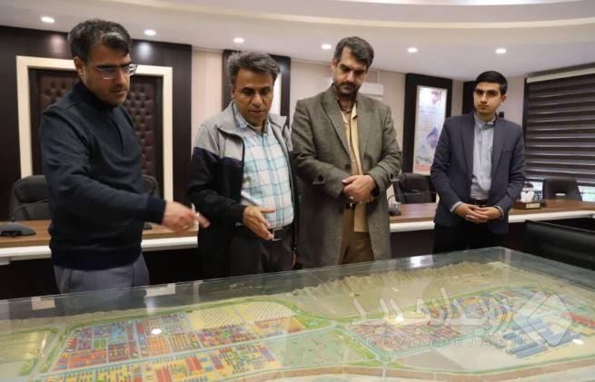 بازدید نایب رئیس کمیسیون عمران مجلس شورای اسلامی از منطقه ویژه اقتصادی لامرد