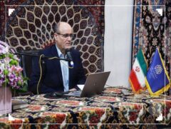 بازدید مدیرعامل مؤسسه اعتباری ملل و برگزاری آیین بزرگداشت شرکت سهامی فرش ایران