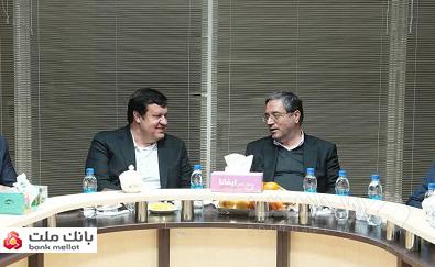 نشست مشترک مدیرعامل بانک ملت و استاندار آذربایجان‌غربی با موضوع حمایت از تولید و اشتغال