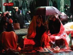 همراهی شهردار منطقه۱۳ با شهروندان در مراسم احیای شب بیست‌ویکم رمضان