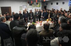 مدیرعامل و کارگران شرکت ملی صنایع مس ایران، دور سفره هفت‌سین