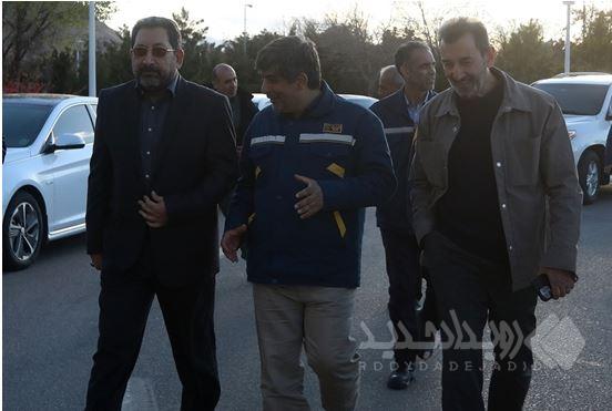 بازدید رئیس هیات عامل ایمیدرو از مجتمع فولاد مبارکه