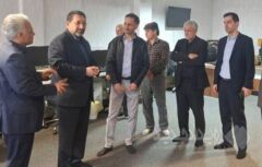 بازدید راهبردی وزیر صمت از ستاد ۱۲۴ در محل پدافند غیرعامل