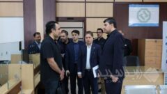 بازدید مدیرعامل از نحوه فعالیت شعبه کشیک مرکزی بانک توسعه صادرات ایران