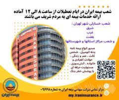 بیمه ایران؛ پرچمدار خدمت بی‌نظیر