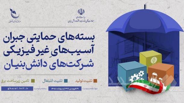 سه بسته حمایتی جدید برای جبران آسیب‌های غیرفیزیکی شرکت‌های دانش‌بنیان