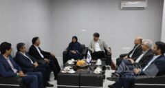 برگزاری نشست مشترک معاون برنامه‌ریزی و توسعه شرکت صبا فولاد خلیج فارس و رئیس دانشگاه هرمزگان در راستای هم‌افزایی صنعت و دانشگاه
