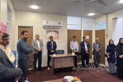 بازدید مشترک مسئولان سنگ آهن و بهداشت بافق از پروژه های سلامت محور