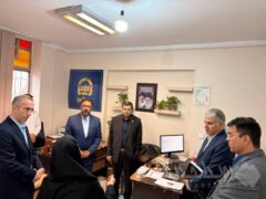 بازدید مدیرعامل بیمه آسیا از شعبه ساری