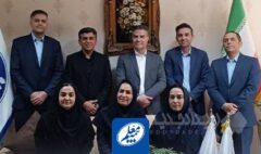 بازدید مدیرعامل بیمه معلم از شعبه همدان