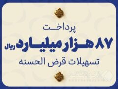 مؤسسه اعتباری ملل ۸۷ هزار میلیارد ریال تسهیلات قرض‌الحسنه پرداخت نمود