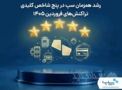 رشد همزمان سپ در پنج شاخص کلیدی تراکنش‌های فروردین ۱۴۰۵