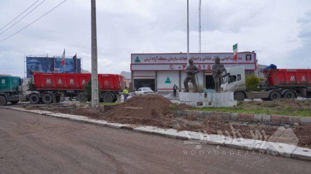 عملیات اجرایی تقاطع مسیرهای B و C در منطقه آزاد ارس شتاب گرفت