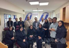 تقدیر مدیر امور روابط عمومی بانک ایران زمین از کارشناسان مرکز ارتباط با مشتریان