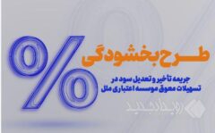 طرح بخشودگی جرایم دیرکرد در مؤسسه اعتباری ملل اجرا شد