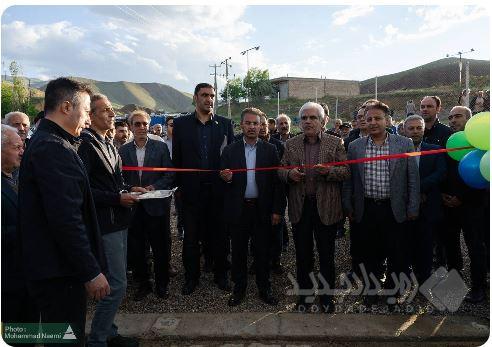 زمین فوتبال دهستان ارسی به بهره‌ برداری رسید