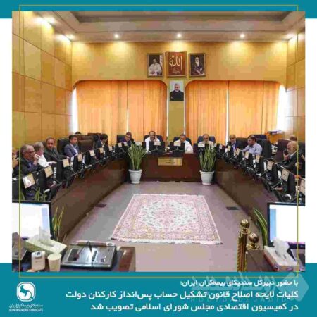 کلیات لایحه اصلاح قانون تشکیل حساب پس‌انداز کارکنان دولت در کمیسیون اقتصادی مجلس تصویب شد