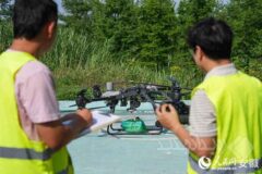 تسهیل زندگی روی آب با پهپادهای کالابر رود یانگ تسه