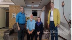 تجلیل نمایندگان پالایشگاه تهران از مادر گرامی شهید سرافراز خسرو قزوینه