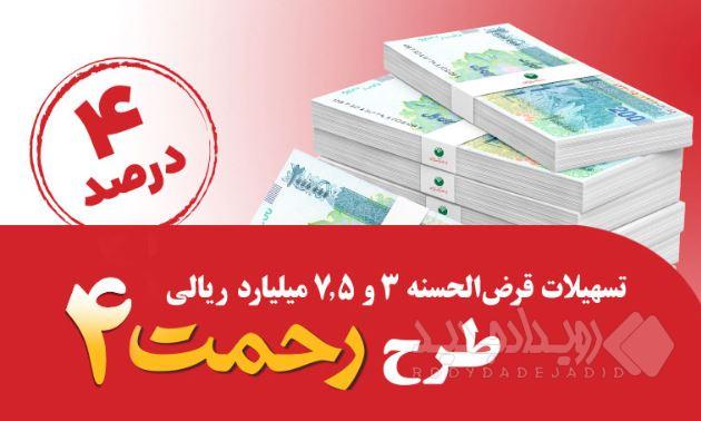 رونمایی از طرح تسهیلات قرض‌الحسنه ۳ و ۷٫۵ میلیارد ریالی «رحمت ۴» پست بانک ایران
