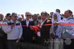 افتتاح جادۀ امید و طرح تأمین آب پایدار صنعت در فولاد سنگان