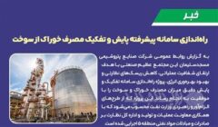 راه‌اندازی سامانه پیشرفته پایش و تفکیک مصرف خوراک از سوخت