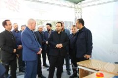 حضور مدیرعامل و جمعی از مدیران بانک ملی ایران در آیین وداع با رهبر شهید انقلاب در مصلای تهران و بازدید از موکب‌های خدمت‌رسانی به زائرین